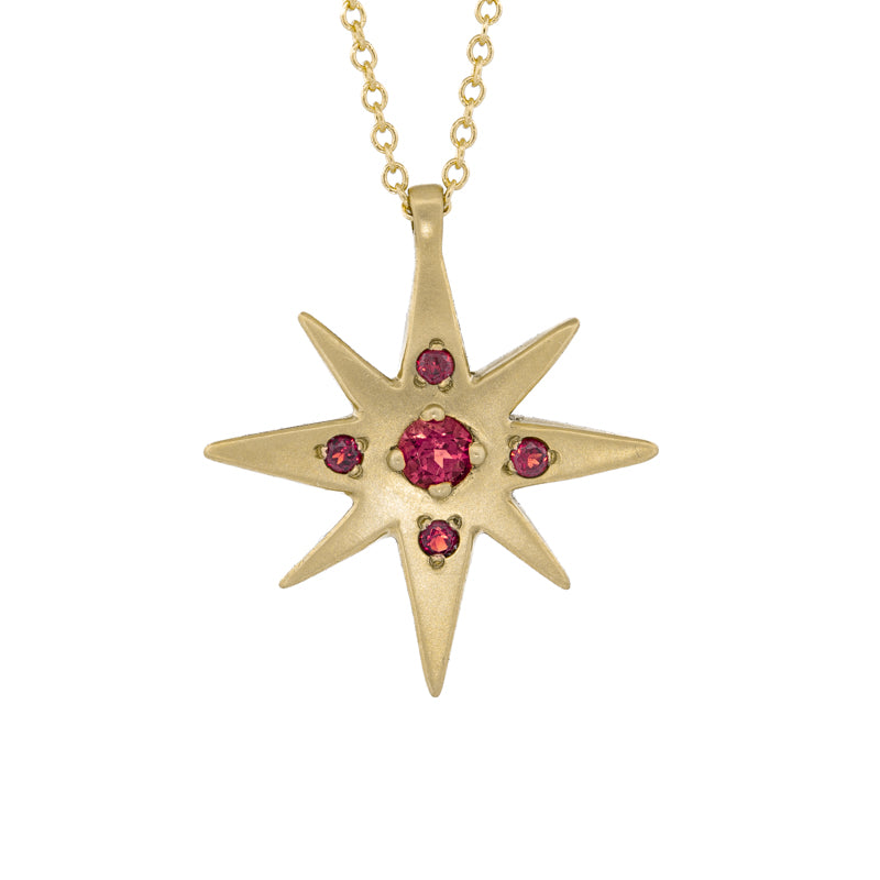 Soli Necklace with Rubies